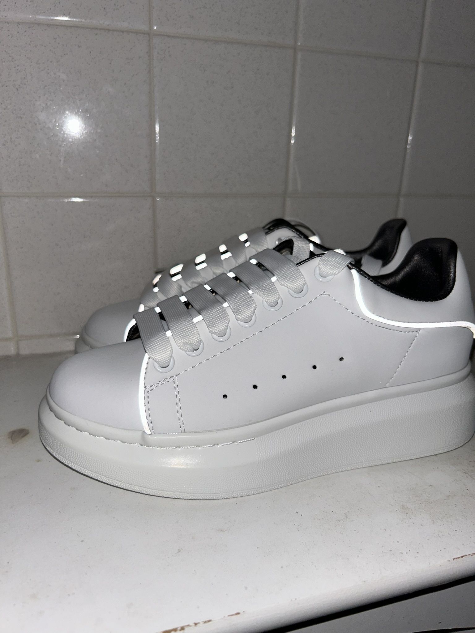Alexander McQueen Reflective Elevated Sneakers