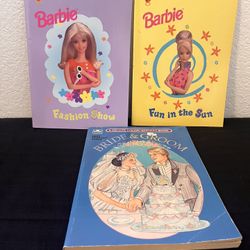 RARE Vintage Activity Colors Books Barbie Vintage Barbie