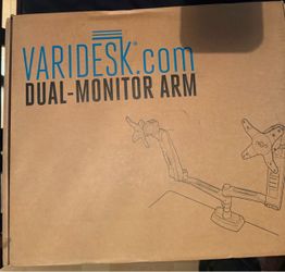 Dual monitor arm