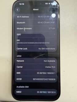 iPhone 16 pro 256 gb (unlocked)