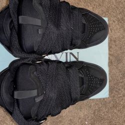 Black Lanvin Curbs 