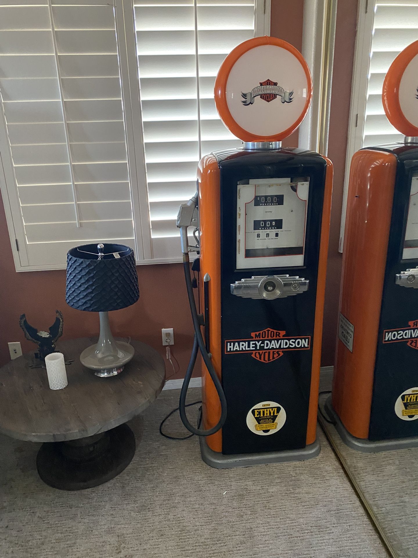 Nostalgia Harley Davidson Gas Pump.