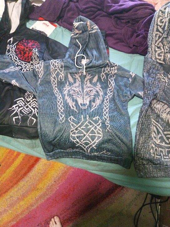 Three Hoodies All Size Small