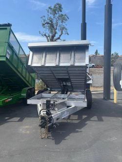 2025 Nordtek Dump Trailer Aluminum 7X12 14K