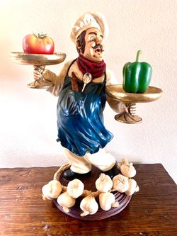 Chef statue