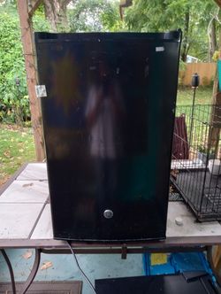 Two Working Small Refrigerators Clean