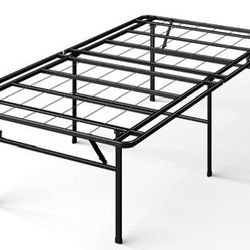 New ZINUS Twin Size SmartBase Heavy Duty 18”High Metal Bed Frame No Box Spring Needed