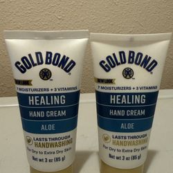Gold Bond Healing Hydrating Hand Moisturizer, Face Cream, and Body Lotion for Dry to Extra Dry Skin