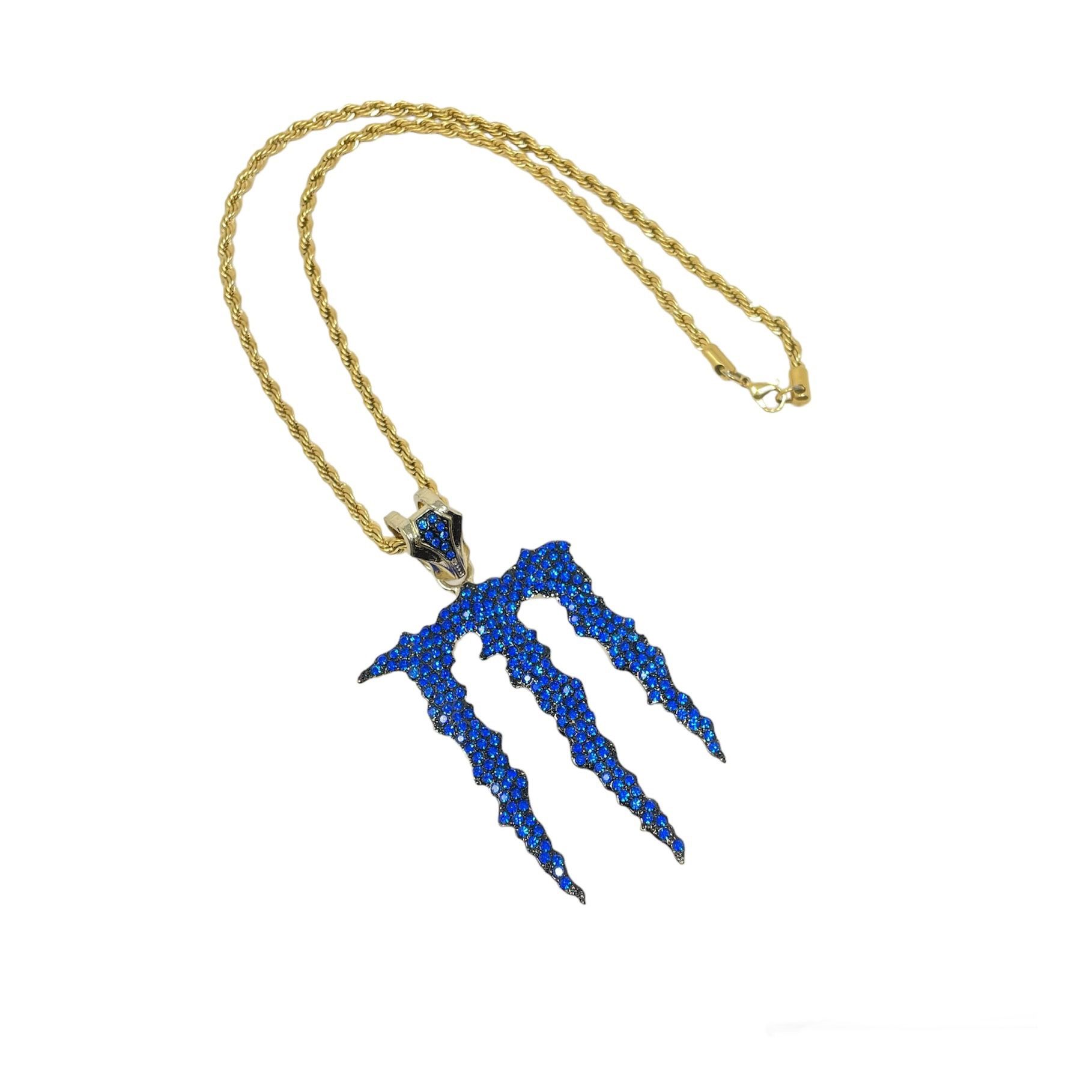 Monster energy Logo Pendant With Chain