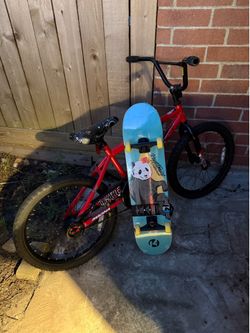 Both Nike and skate board