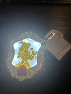 Disney Bath And Body Works Belle Mirror Pocketbac Sanitizer Holder Lights Up