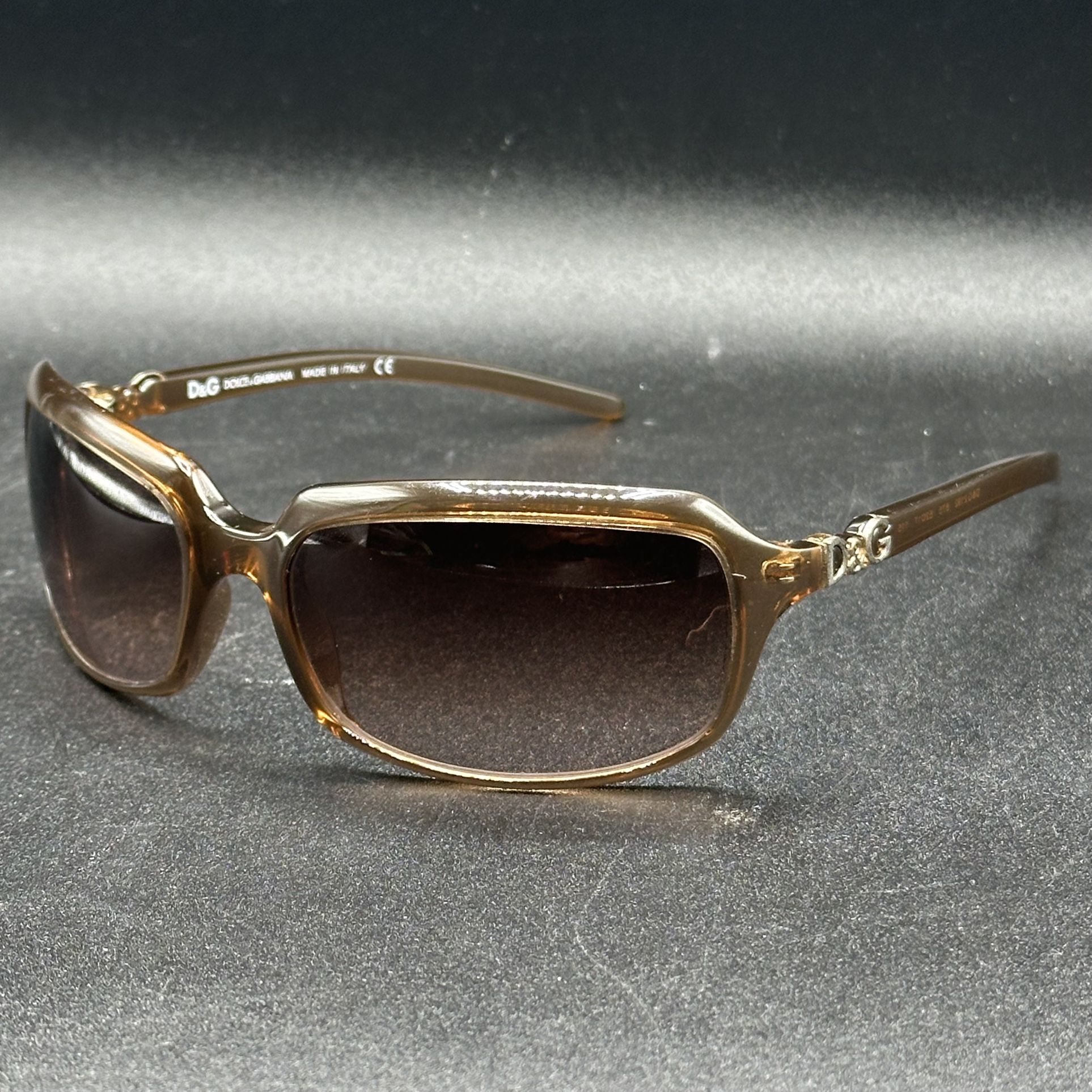 Vintage Y2K Dolce and Gabbana Sunglasses - Brown Gradient Lens Dolce & Gabbana DG3027 Vintage Oversized Round Sunglasses  main image 2