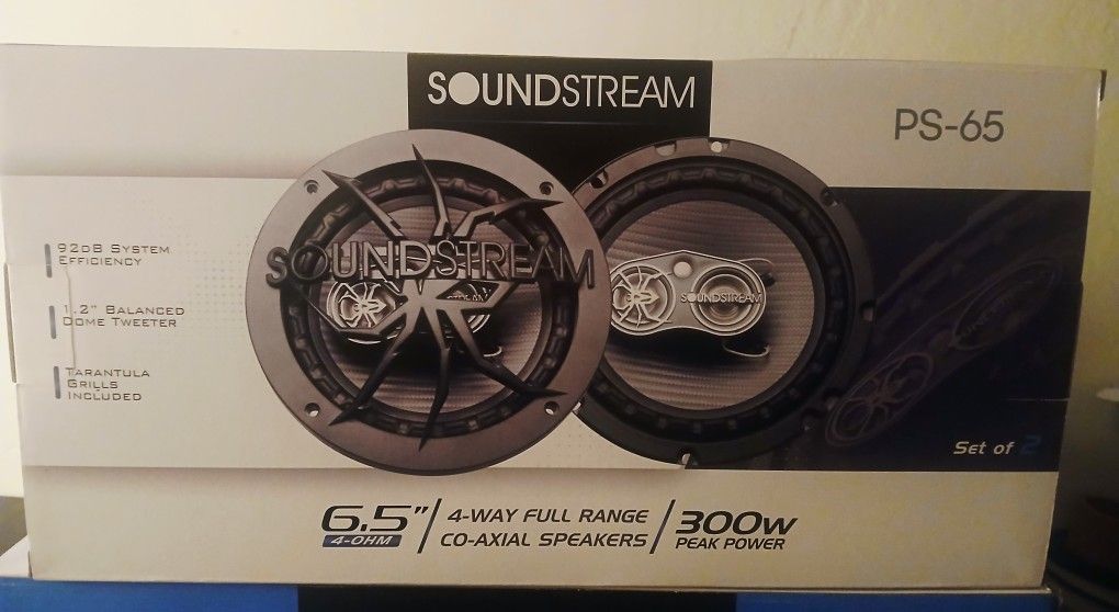 Soundstream 6"1/2 Door Speakers Brand New In The Box