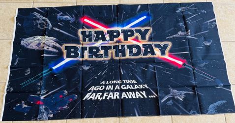 Star Wars backdrop  60x35”