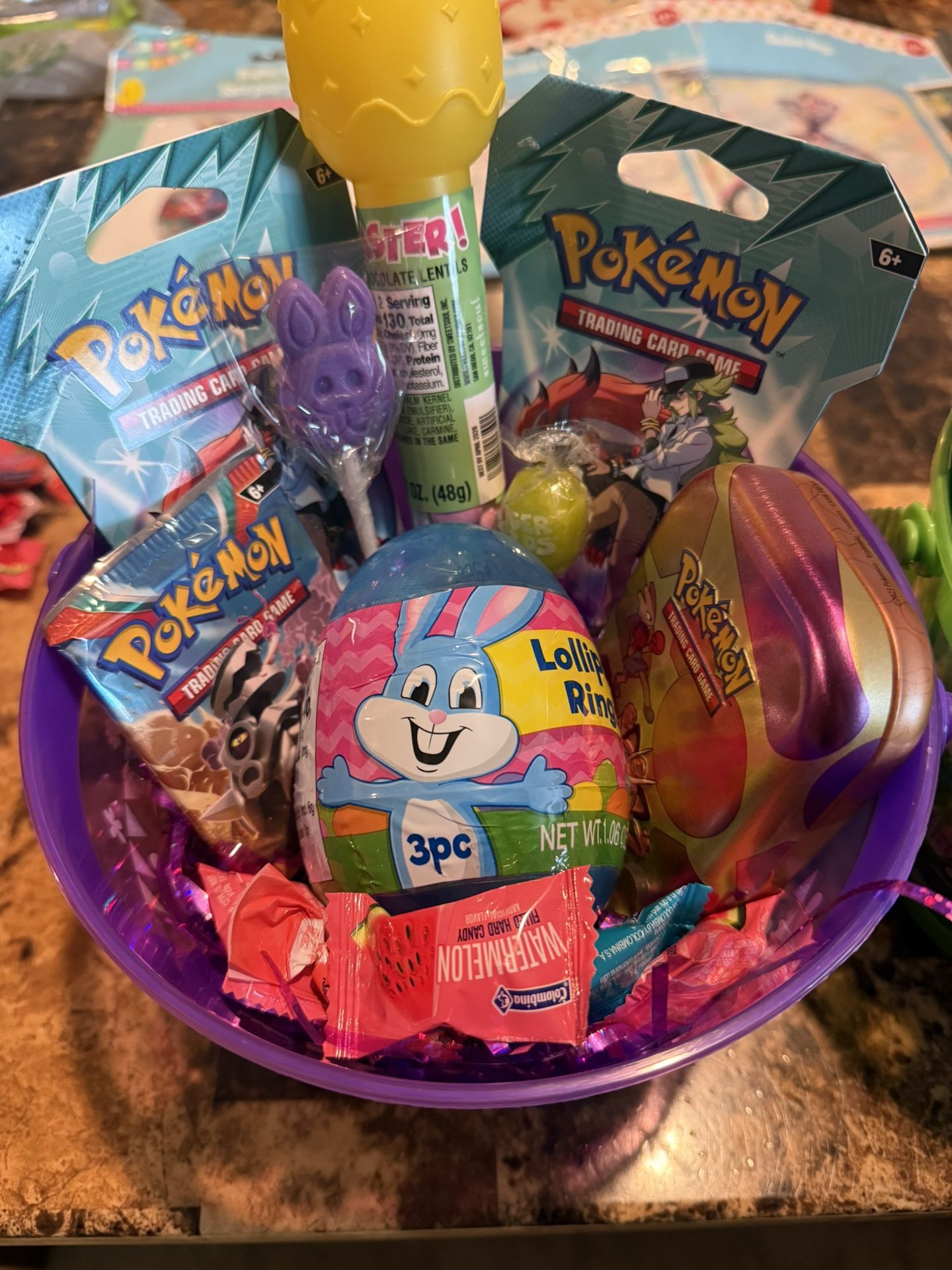 Pokemon Card Easter Baskets