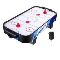 40" Air Hockey Table – Tabletop Game with Electric Fan Motor, Score Tracker, 2 Strikers & 2 Pucks