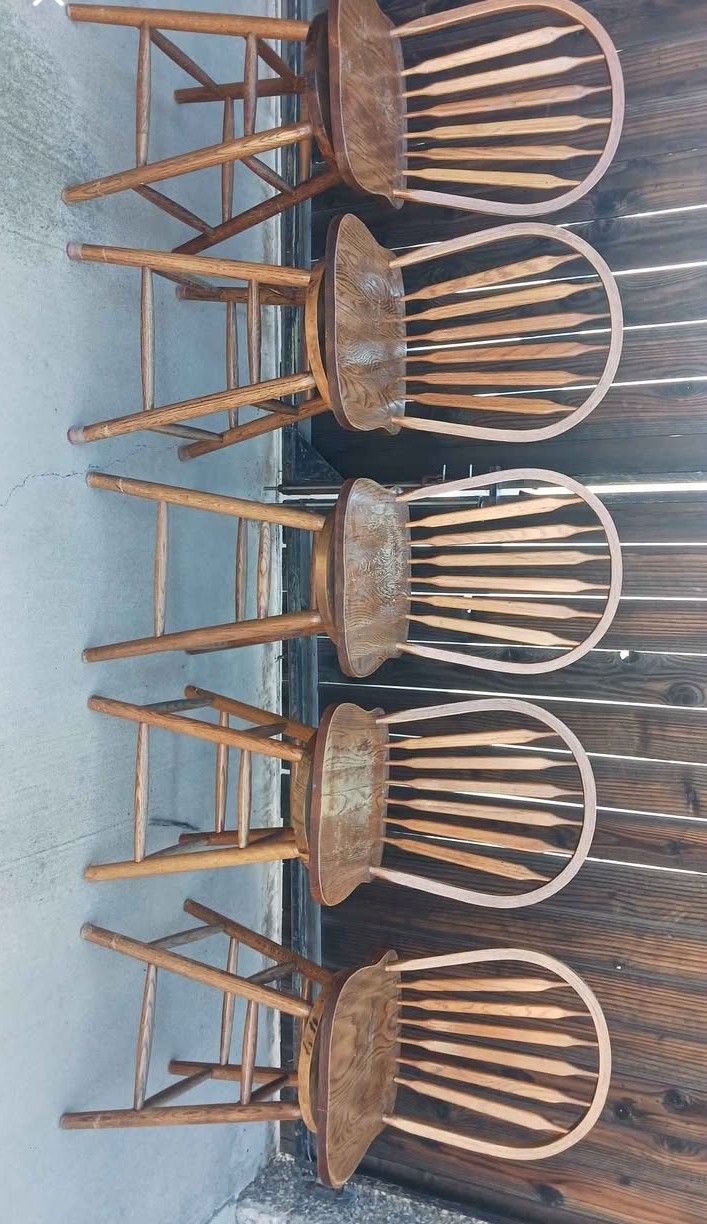 5 Oak Bar Stools Chairs