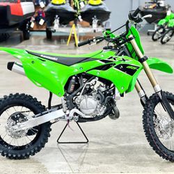 2023 Kawasaki KX85 (Lime Green) MX Bike (Model #: KX85CPFNN