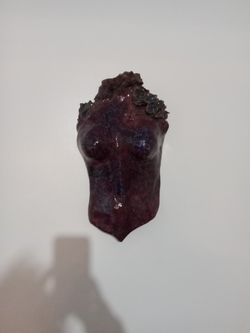Beautiful handmade woman torso Glazed with beautiful colors