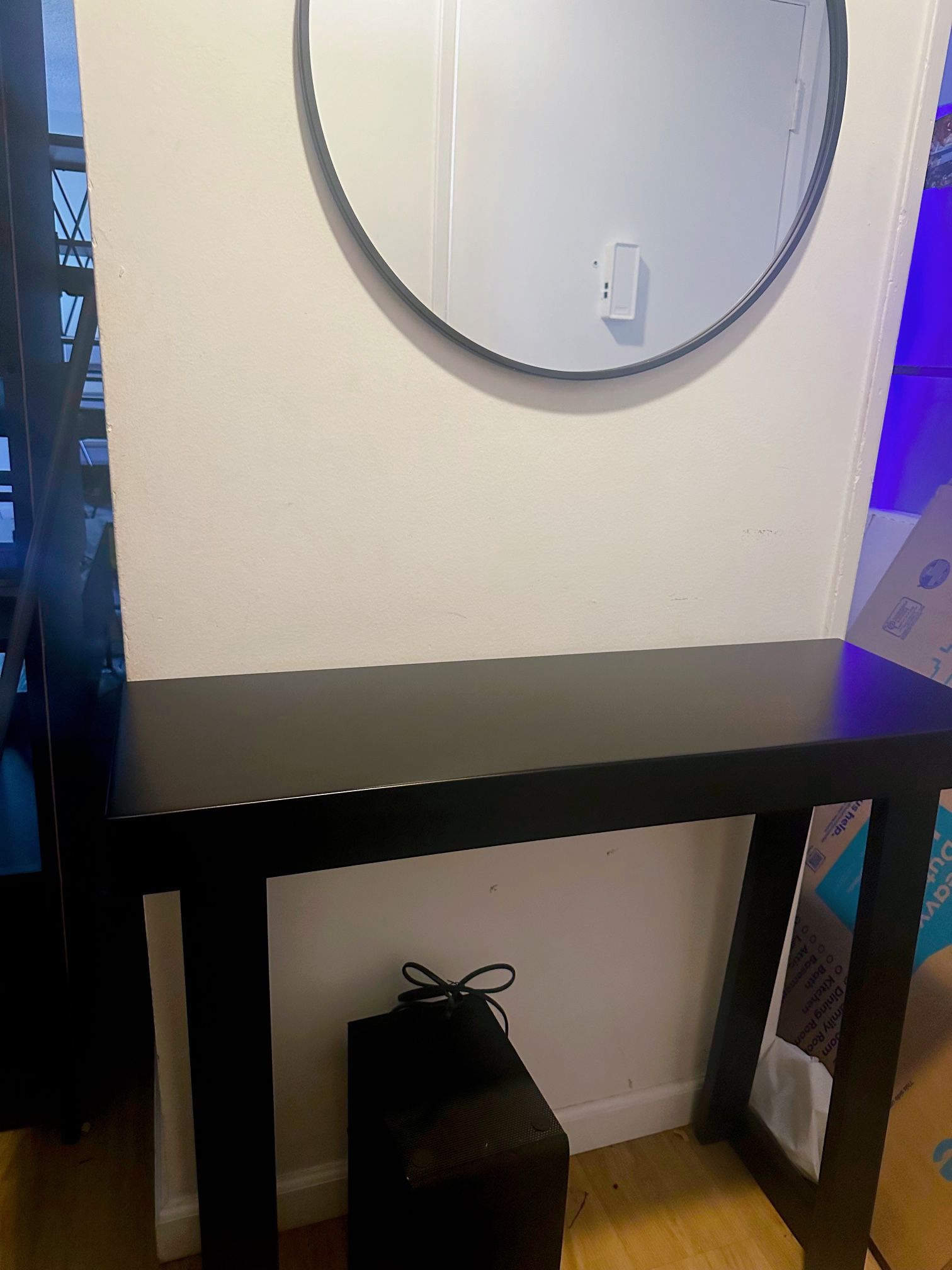 Moving sale - Mirror, Console Table, shoe rack