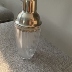 New Glass  Cocktail Shaker 8” Tall