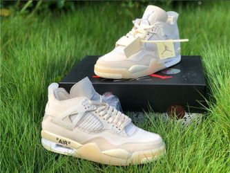Off-White x Wmns Air Jordan 4 Retro SP 'Sail'