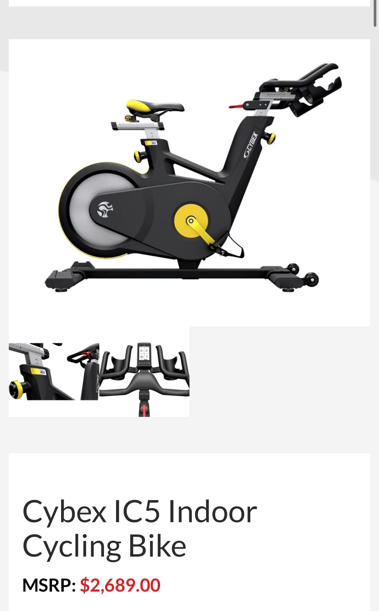Cyber IC5 Indoor Stationary bike
