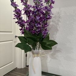 Delphinium Faux Plant