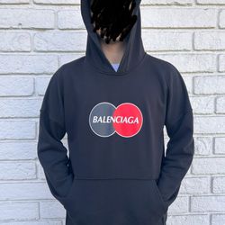 Balenciaga Mastercard Black Hoodie