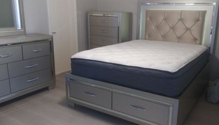 Ashley Furniture light-up complete bedroom set