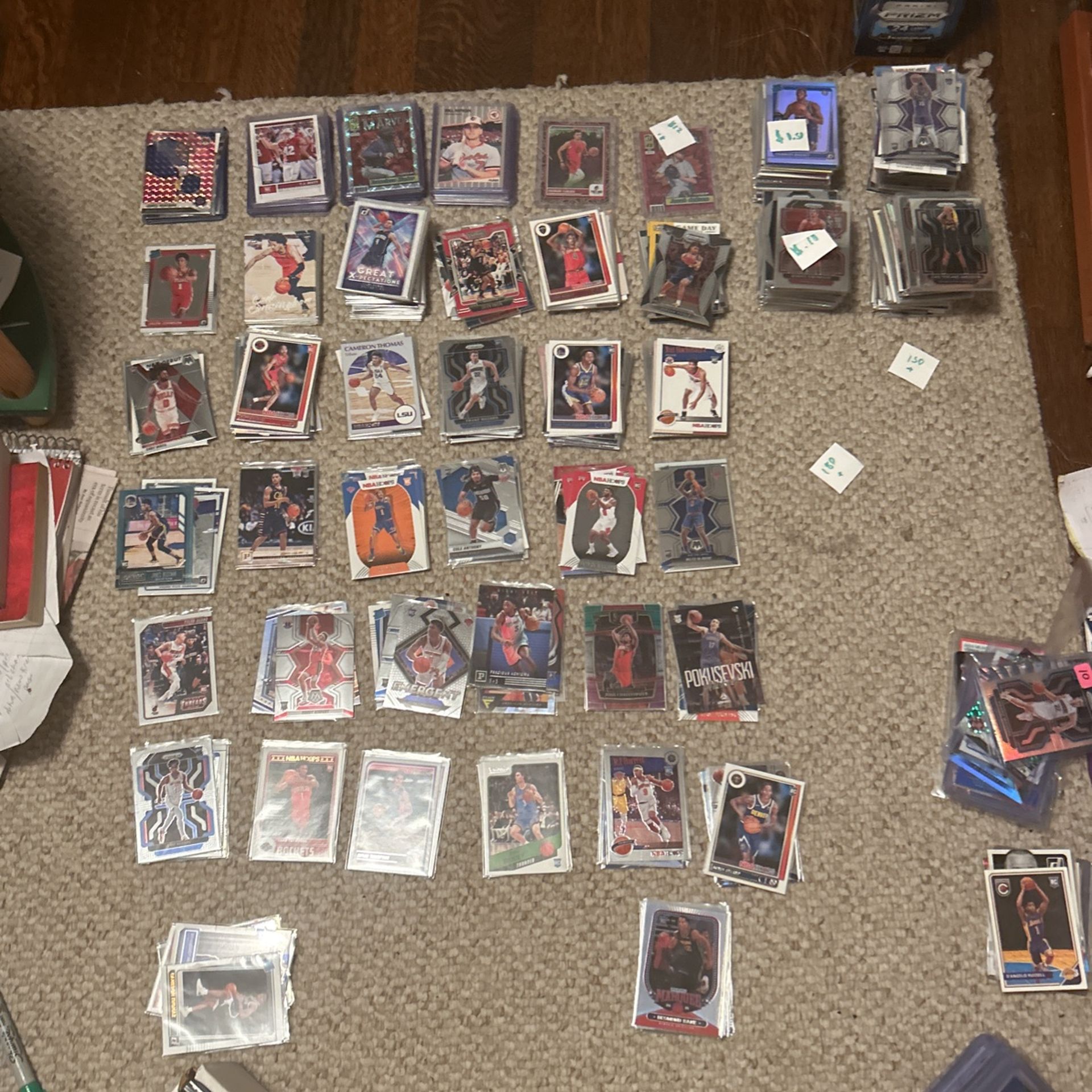 Cheap Sports Card Lots All Rookies By Player Basketball Cade Suggs Barns