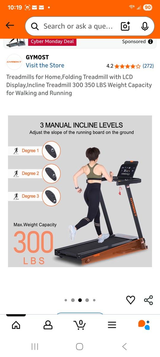 Gymost 7208CB TREADMILL