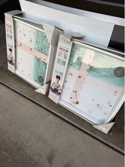 New. Coastal 6-Piece Framed Wall Art Set