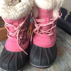 New Girls Pink Snow Boots Sz 13 $20 Each