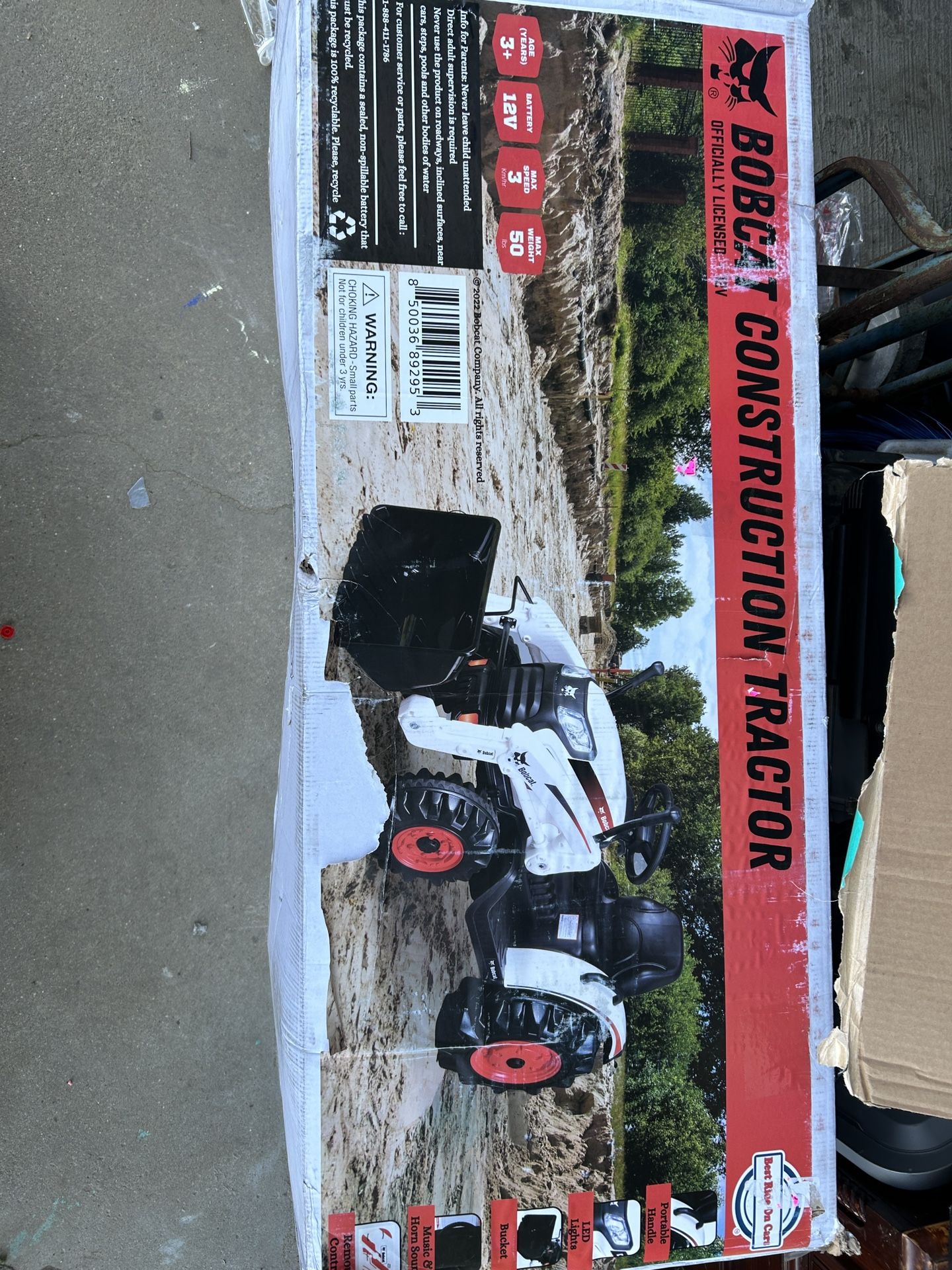 NEW Bobcat Construction Ride