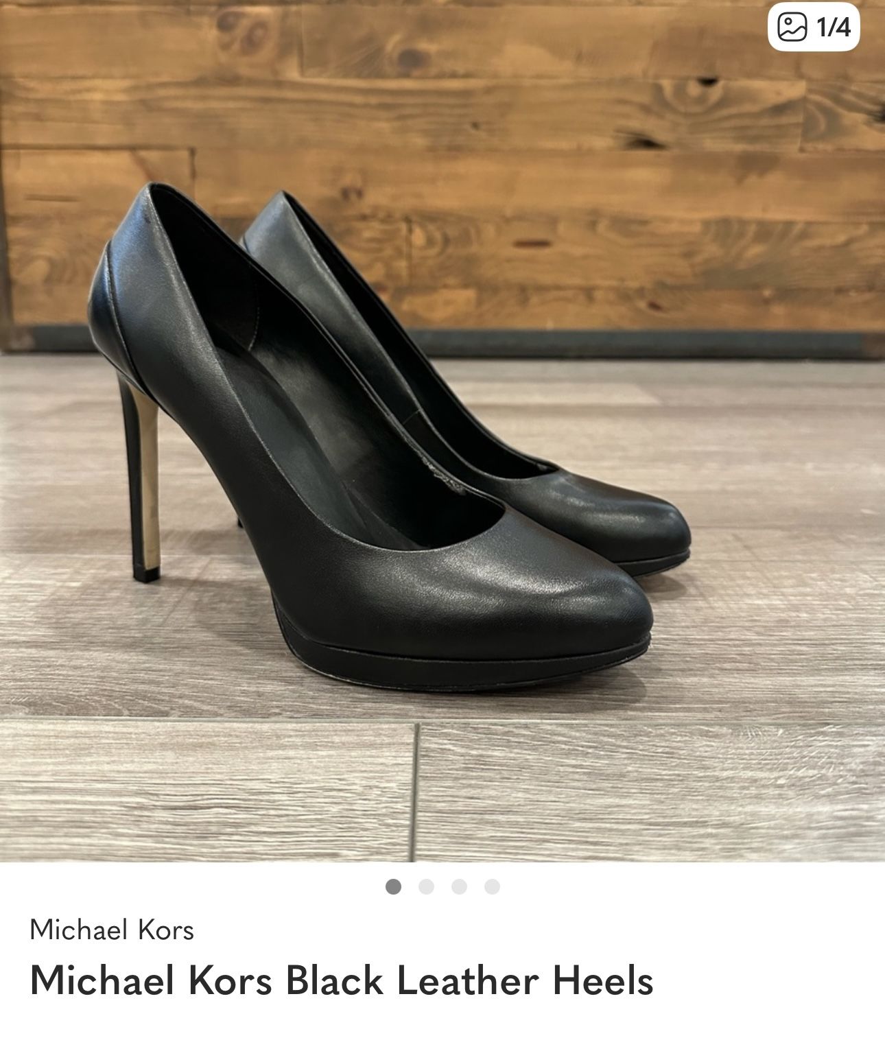 Michaels Kors Black Heels