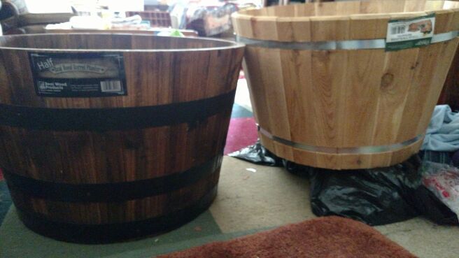 Half Barrel Planters from BIMART