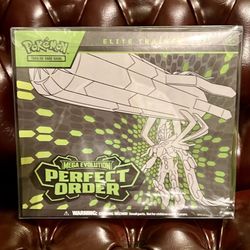 Pokémon Perfect Order Elite Trainer Box With Display Case For Protection