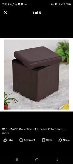 Brown Ottoman