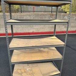 5-level utility shelves, metal storage shelves