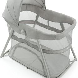 Graco DreamMore 3-in-1 Portable Bassinet & Travel Crib, Modern Cottage(OPEN BOX)