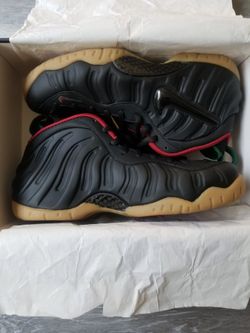 Black Gucci Foamposites Size 10.5