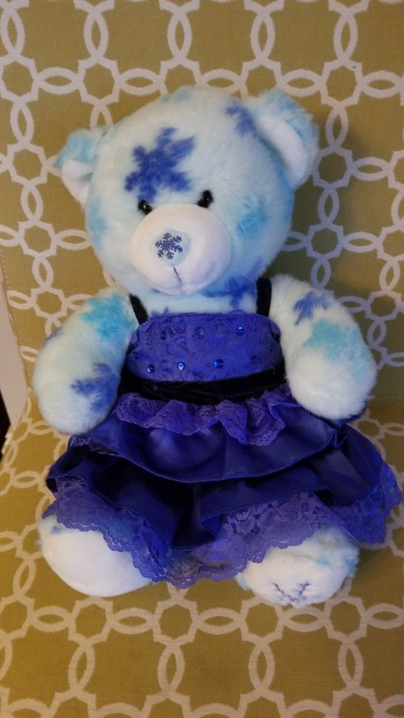 Build A Bear Snowflake Bear $20