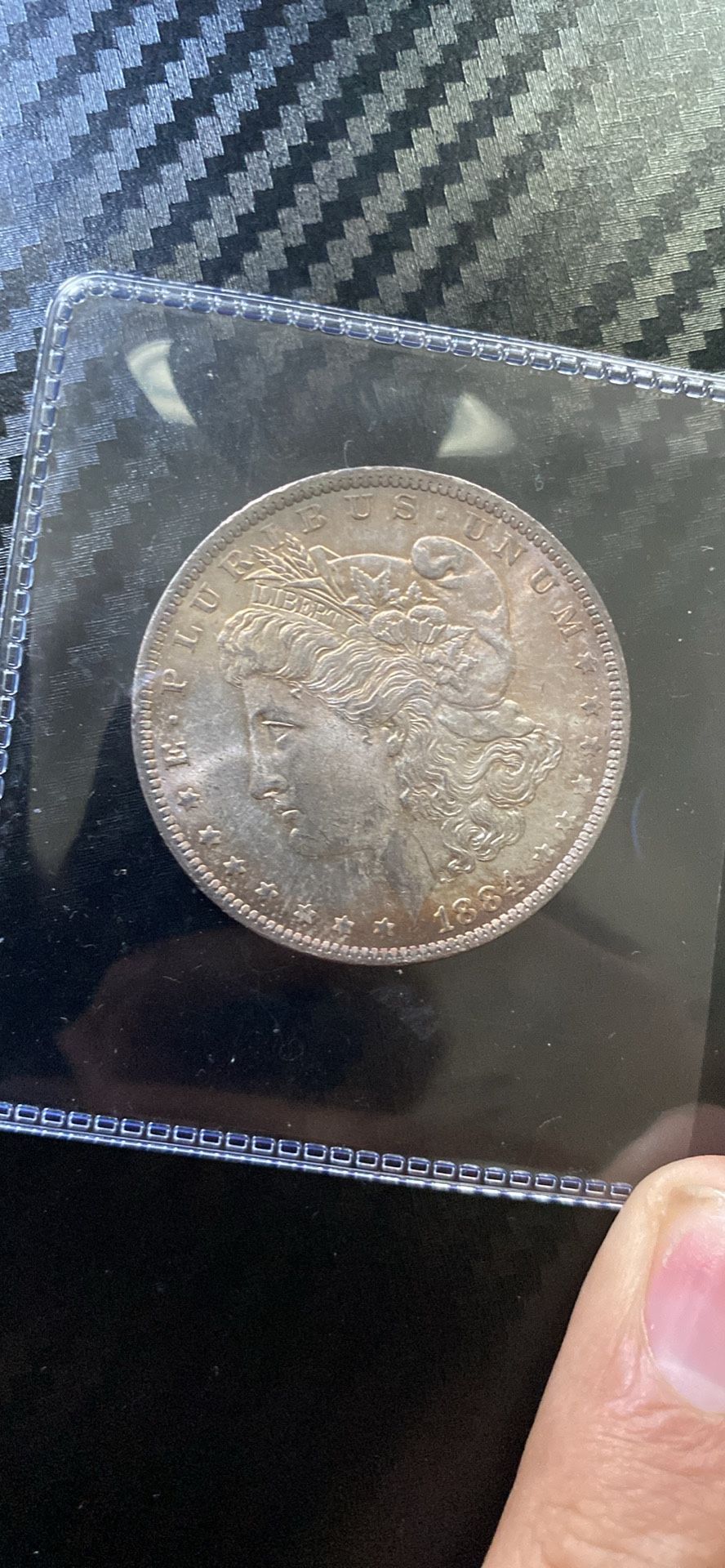 1884-O Morgan Toned