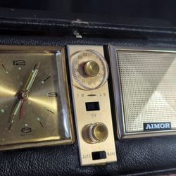 Aimor Vintage Travel Clock Radio | OBO
