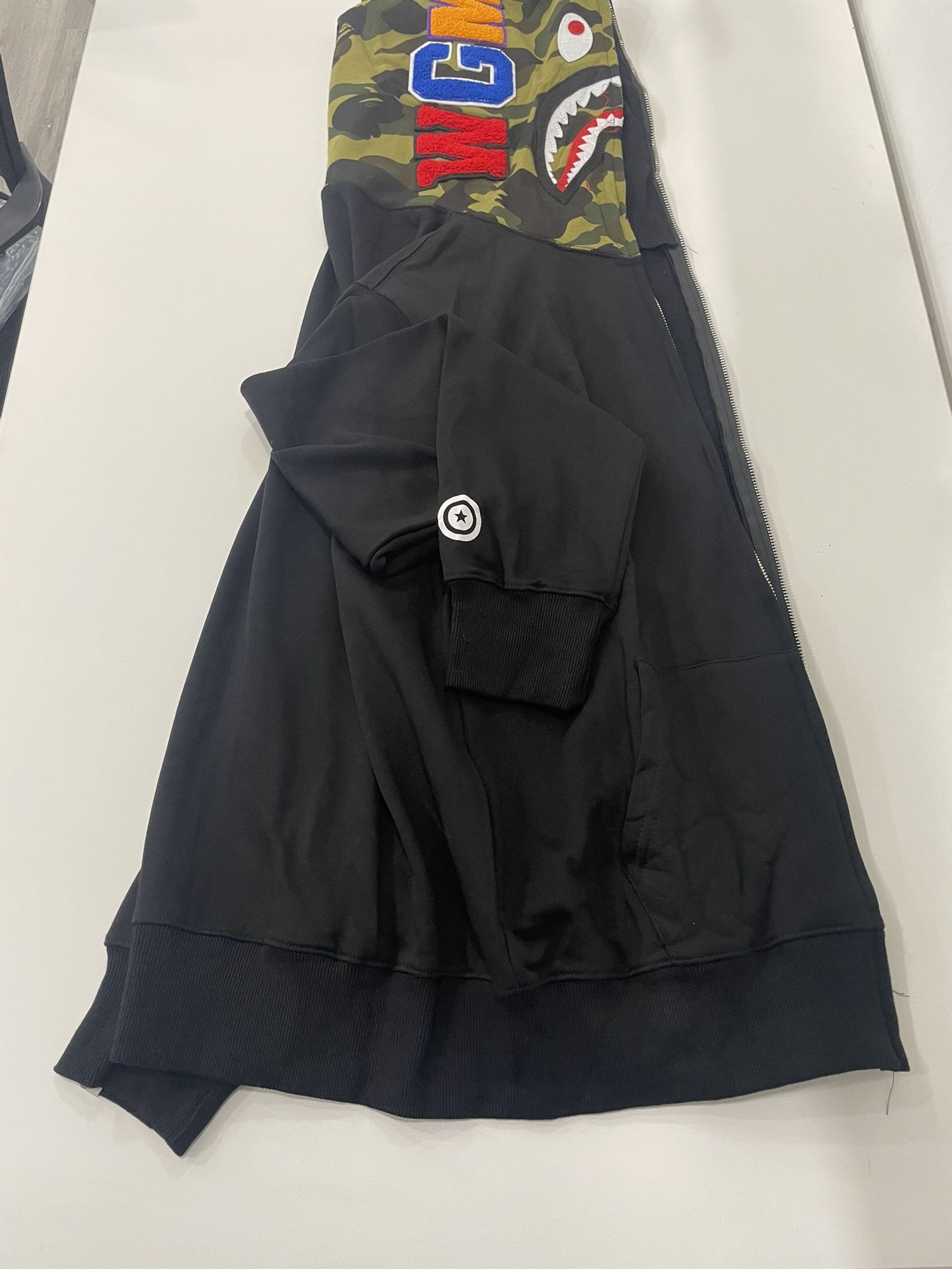 black bape hoodie