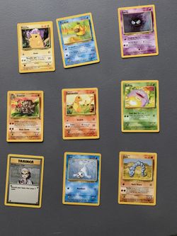 Pokémon first generation set of 9