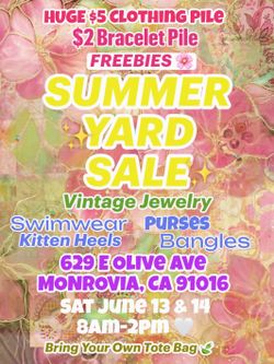 YARDSALE THIS SATURDAY & SUNDAY