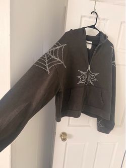 AUTHENTIC BRAND NEW SP5DER RHINESTONE HOODIE $100 OBO NEVER WORN