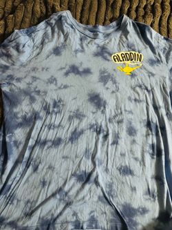 Disney Aladdin Tie-Dye Long Sleeve T-Shirt Womens Size 2X
